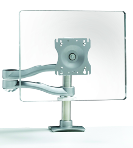 Single-Screen, Double Extension Monitor Arm
