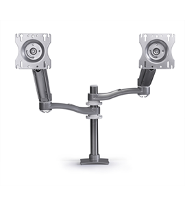 Dual-Screen, Double Extension Dual Height Monitor Arm
